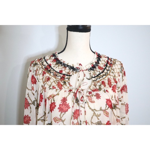 Free People Keeping Up with Kara Tunic Ivory Med - Picture 8 of 11